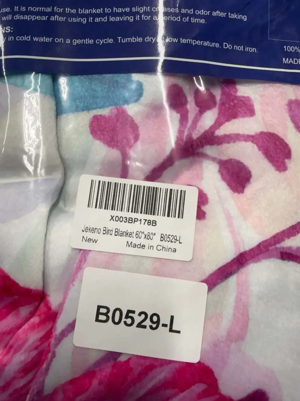 Jekeno Bird Throw Blanket 60